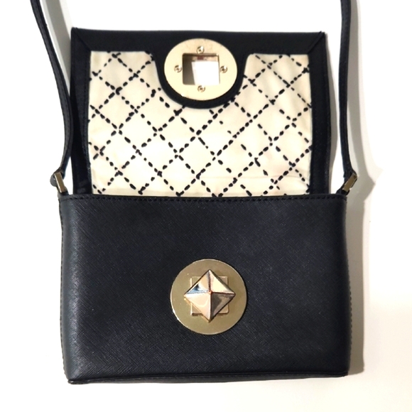 Kate Spade Newbury Lane Black Leather Mini Crossbody Bag - Picture 14 of 15